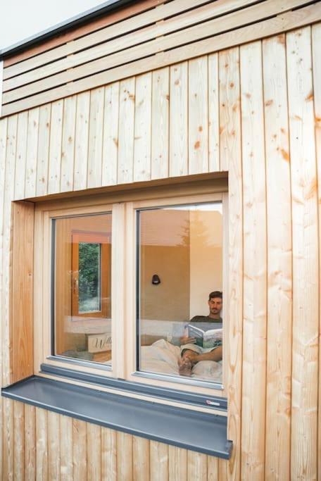 OberschneidingWohnwagon Paul - Autarkie Erleben! - Tiny House别墅 外观 照片